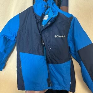 Columbia Blue and Black Jacket